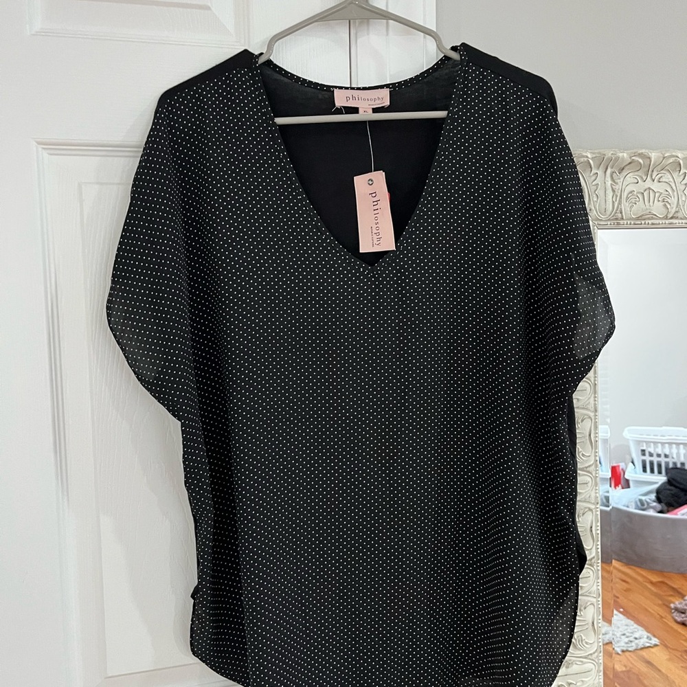 Philosophy  Polka Dot Women's Top
